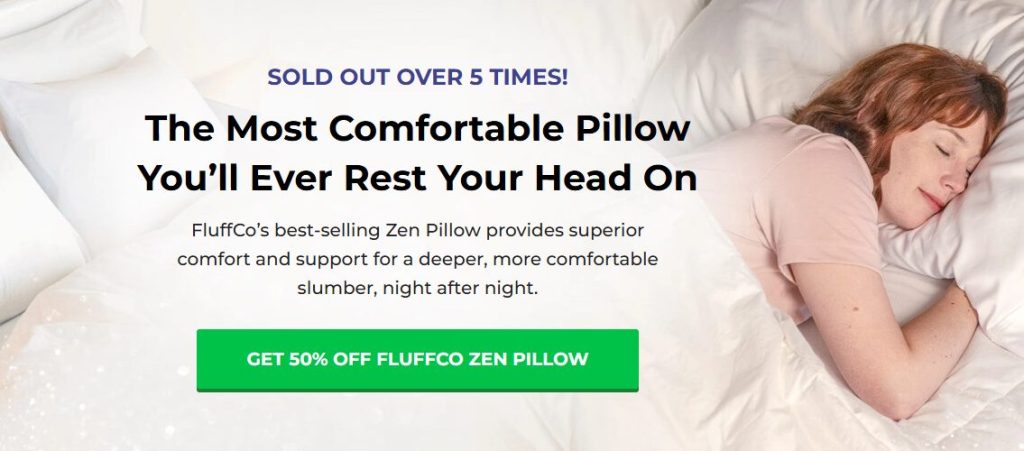 fluffco american dream pillow